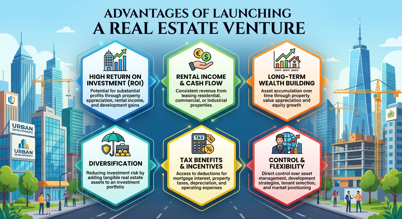 Advantages of Launching a Real Estate Venture
