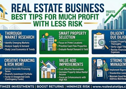 Real Estate Business Best Tips For Much Profit With Less Risk